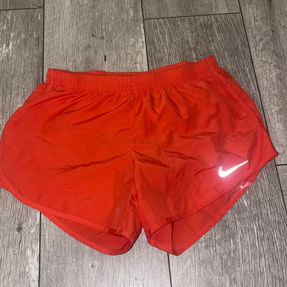 Nike coral running shorts size small